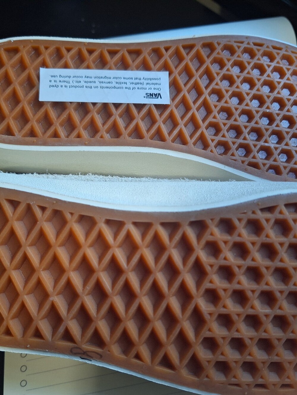 Vans Sport Low Tri-tone Suede Atmosphere Grey Beige Lace Up Shoes Men 4, Women 5 - Picture 7 of 10